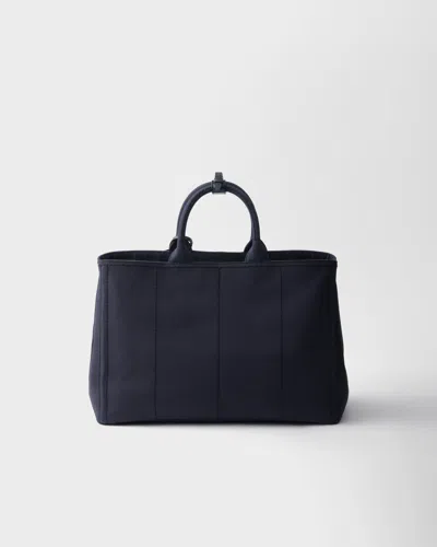 Prada Mens Grey Brand-plaque Saffiano Leather Shoulder Bag