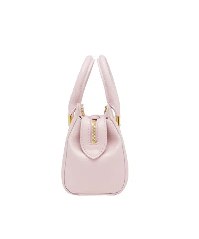 Alexander Mcqueen Mini Leather Birdee Cross-body Bag In Pink