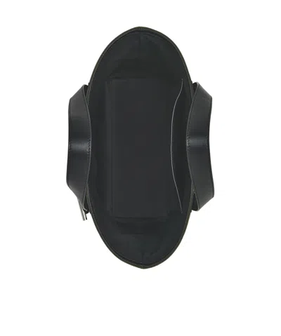 Alexander Mcqueen Mcqueen T-bar Canvas Shopper In Black