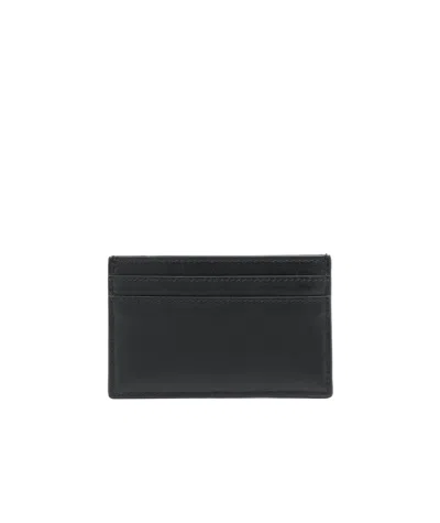 Alexander Mcqueen Leather Card Case With Multiple Compartments