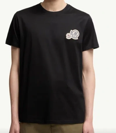 Moncler Crewneck T Shirt Featuring Multiple Patches