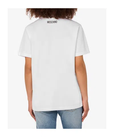 Moschino T-shirt With Print In White