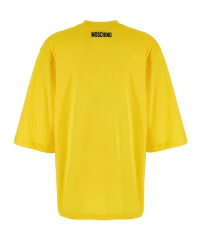 Moschino Yellow T-shirt With Smile In Yellow