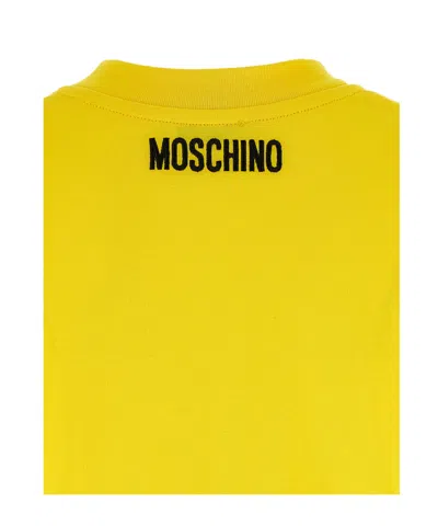 Moschino Yellow T-shirt With Smile In Yellow