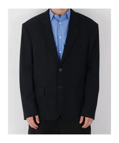 Acne Studios Mens Relaxed Fit Suit Jacket In Black