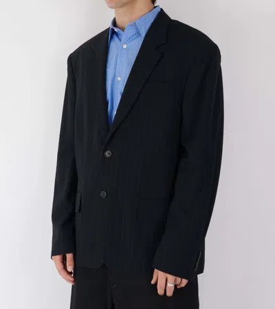 Acne Studios Mens Relaxed Fit Suit Jacket In Black