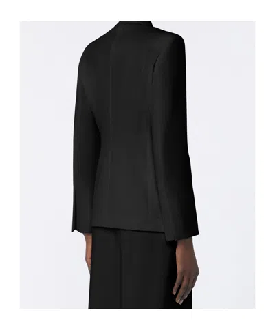 Max Mara "frond" Jacket In Black
