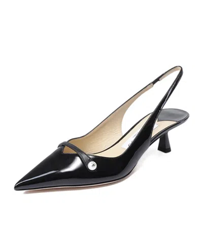 Jimmy Choo Amita Patent Leather Pumps In Black
