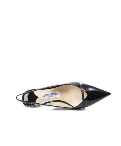 Jimmy Choo Amita Patent Leather Pumps In Black