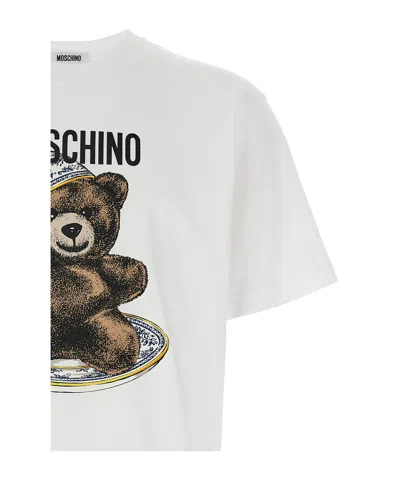Moschino Teddy Bear T-shirt In White