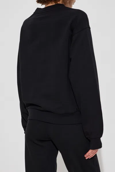 Ps By Paul Smith Ps Paul Smith Swirl Heart Cotton Sweatshirt In Black