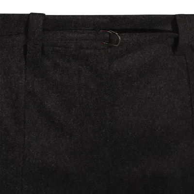 Brunello Cucinelli Straight Leg Trousers With Back Pockets And Belt Loops In Black