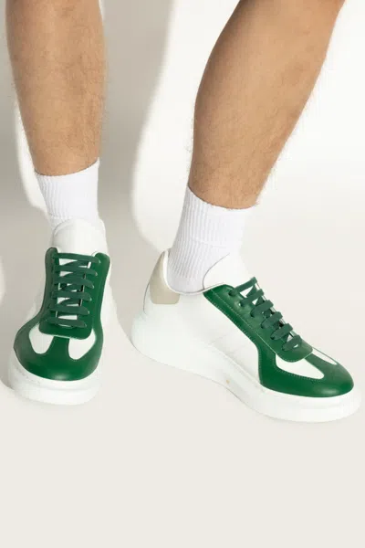 Alexander Mcqueen Oversized Paneled Low-top Sneakers In White