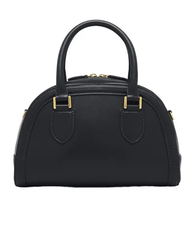 Alexander Mcqueen Mini Leather Birdee Boston Cross-body Bag In Black