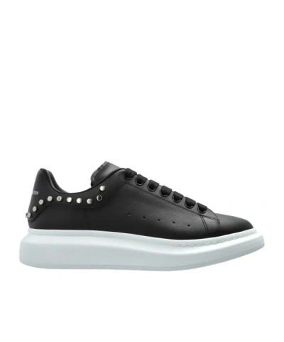 Alexander Mcqueen Studded Oversize Sneakers In Black