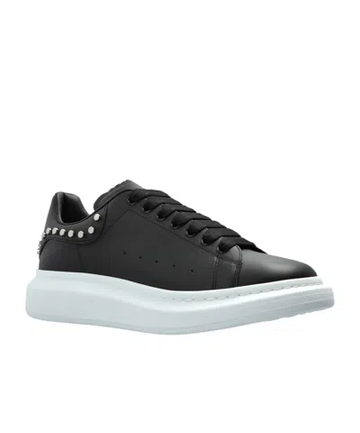 Alexander Mcqueen Studded Oversize Sneakers In Black