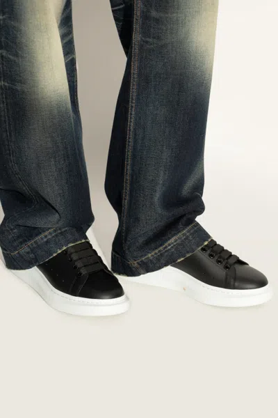 Alexander Mcqueen Studded Oversize Sneakers In Black