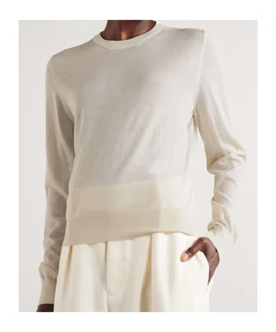 Wardrobe.nyc Fine-knit Jumper In Neutral