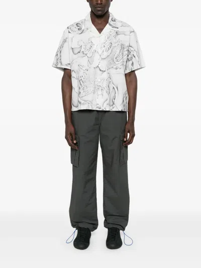 Brain Dead Cotton Ripstop Trousers In Gray