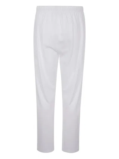 Essentials Drawstring Track Pants In White