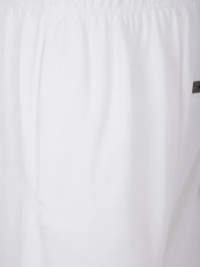 Essentials Drawstring Track Pants In White