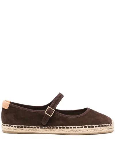 Tory Burch Mary Jane Espadrilles In Brown