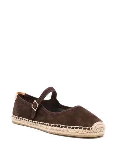 Tory Burch Mary Jane Espadrilles In Brown