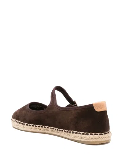 Tory Burch Mary Jane Espadrilles In Brown