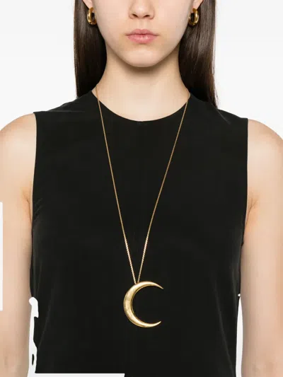 Totême Long Crew Neck Flared Hem Midi Dress In Black 001