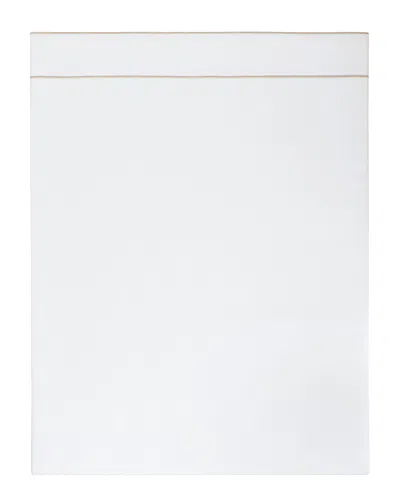 Anne De Solene Anne De Solène 200 Thread Count Louvre Flat Sheet In White