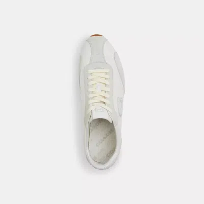 Coach Flat Sneaker In White