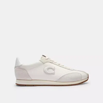 Coach Flat Sneaker In White