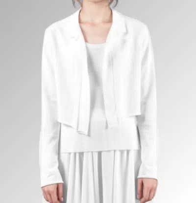 Lars Andersson Cropped Jacket In White
