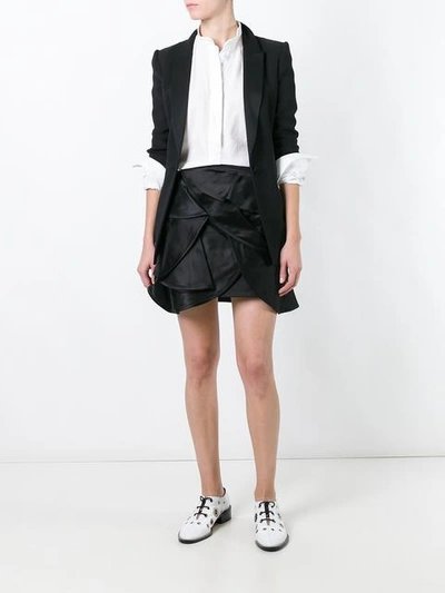 Shop Jw Anderson Layered Mini Skirt