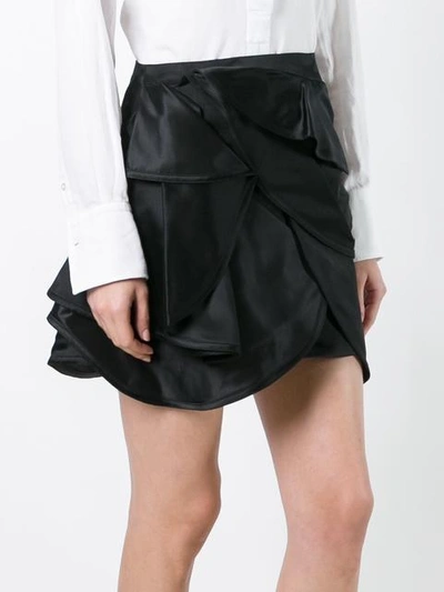 Shop Jw Anderson Layered Mini Skirt