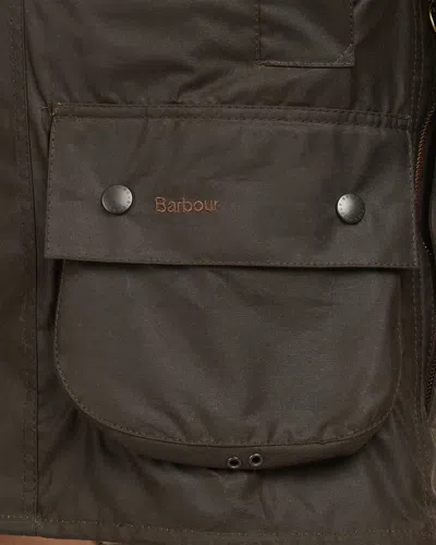Barbour Classic Bedale Wax Jacket Aw25 Wax Cot Outw In Green