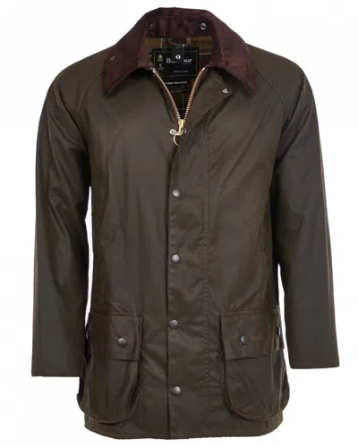 Barbour Classic Bedale Wax Jacket Aw25 Wax Cot Outw In Green