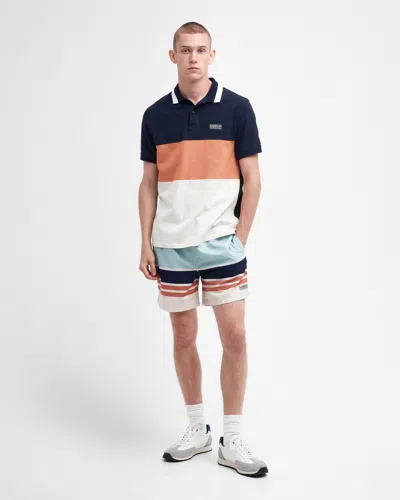Barbour International Barnett Mens Polo In Blue
