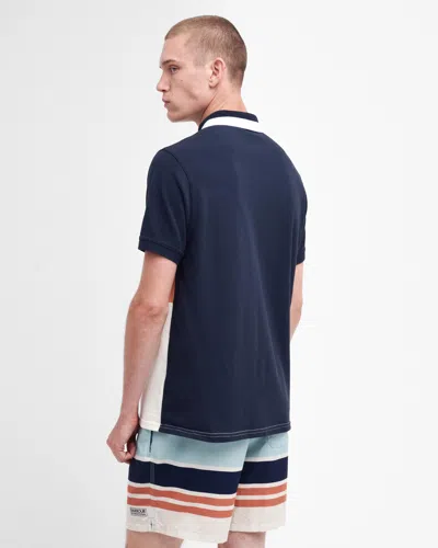 Barbour International Barnett Mens Polo In Blue
