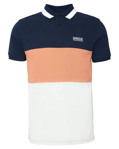 Barbour International Barnett Mens Polo In Blue