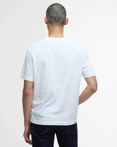 Barbour International Colman Smq Mens T-shirt In White