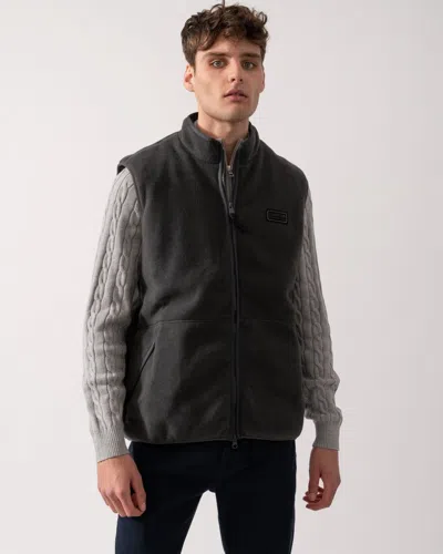 Barbour International Ellesmere Mens Fleece Gilet In Black