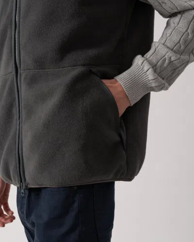 Barbour International Ellesmere Mens Fleece Gilet In Black