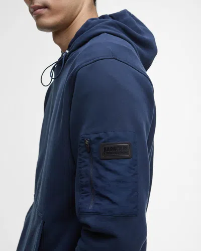 Barbour International Ewan Mens Hoodie In Blue