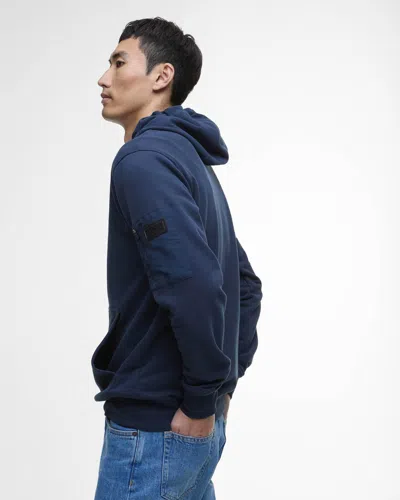 Barbour International Ewan Mens Hoodie In Blue