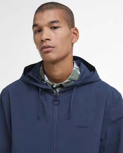 Barbour Newhill Mens Showerproof Jacket In Blue
