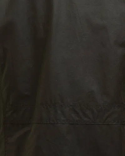 Barbour Sander Mens Wax Jacket In Black
