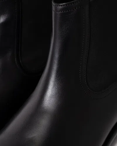 Hugo Boss Tayil Mens Leather Chelsea Boots In Black