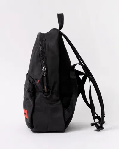 Hugo Boss Ethon Backpack With Red Rubber Logo Label And Top Handle Nos