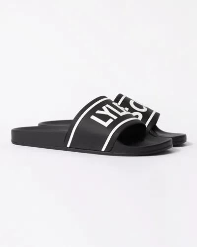 Lyle & Scott Mens Slider Uk8 Eu42 In Black